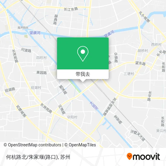 何杭路北/朱家堰(路口)地图