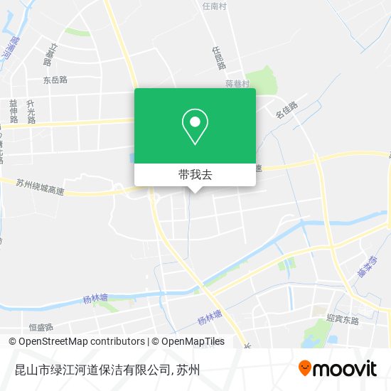 昆山市绿江河道保洁有限公司地图