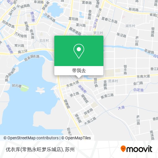 优衣库(常熟永旺梦乐城店)地图