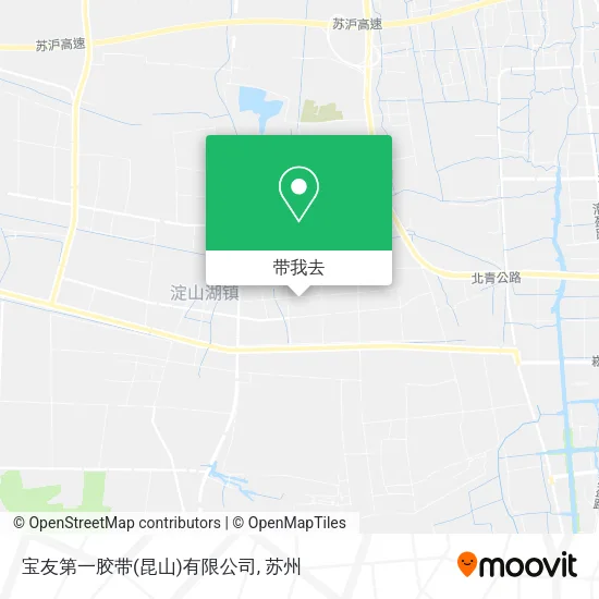 宝友第一胶带(昆山)有限公司地图