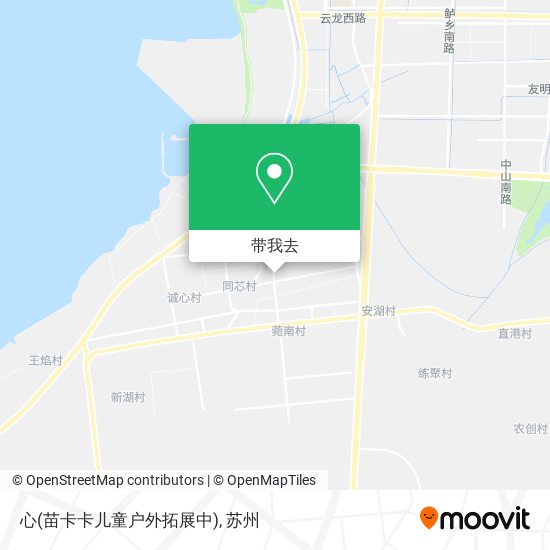 心(苗卡卡儿童户外拓展中)地图