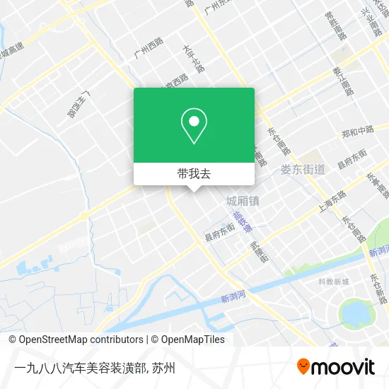 一九八八汽车美容装潢部地图