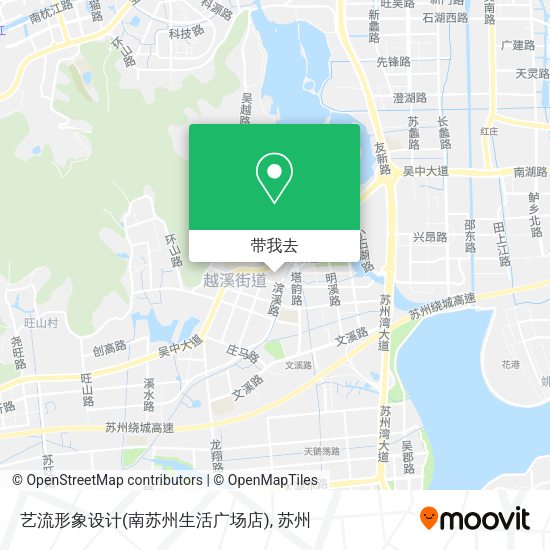 艺流形象设计(南苏州生活广场店)地图