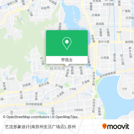 艺流形象设计(南苏州生活广场店)地图