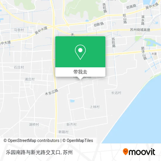 乐园南路与新光路交叉口地图