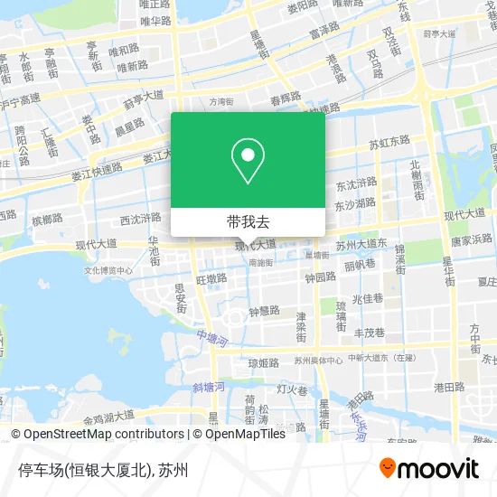 停车场(恒银大厦北)地图