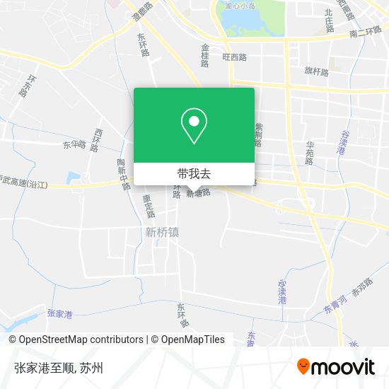 张家港至顺地图