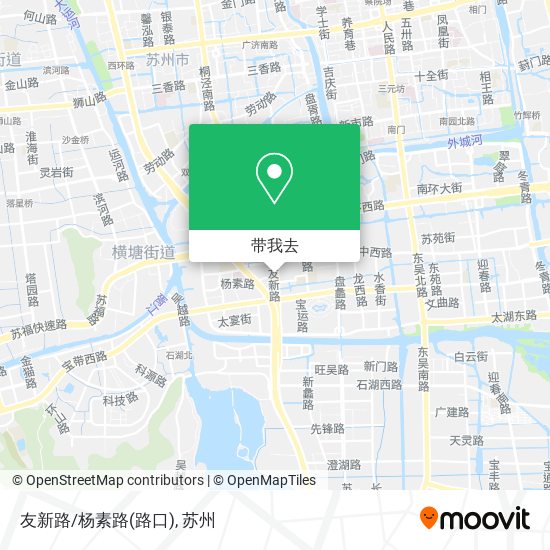 友新路/杨素路(路口)地图