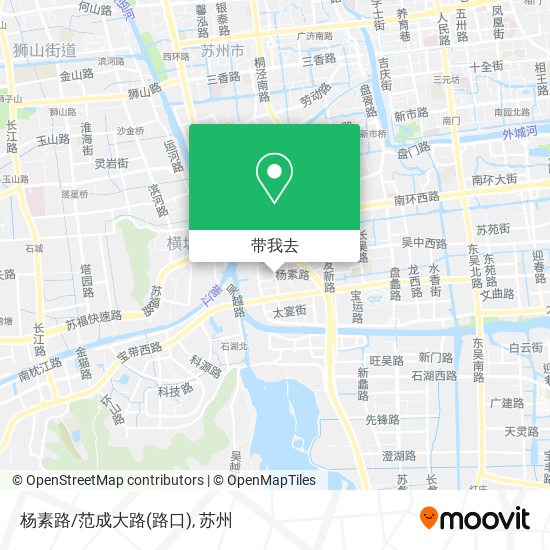 杨素路/范成大路(路口)地图