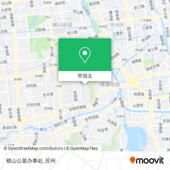横山公墓办事处地图