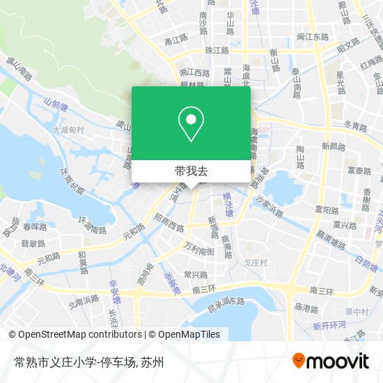 常熟市义庄小学-停车场地图