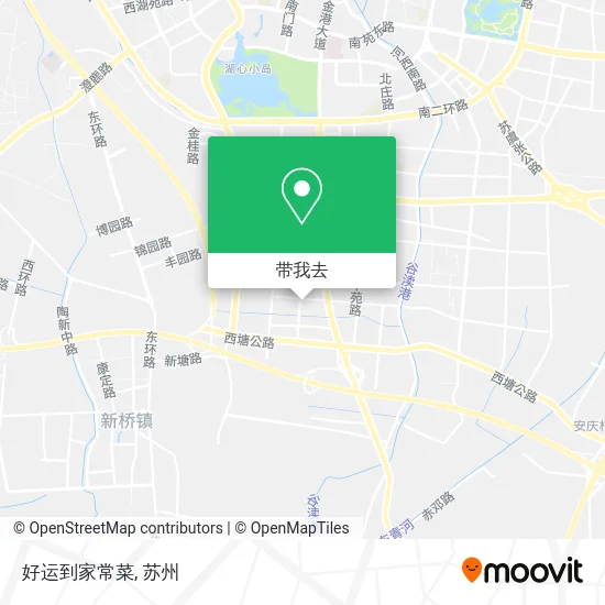 好运到家常菜地图