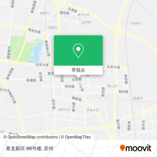 青龙新区-88号楼地图