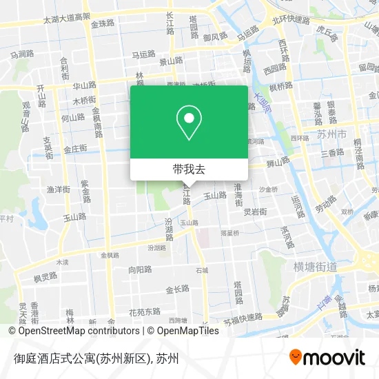 御庭酒店式公寓(苏州新区)地图