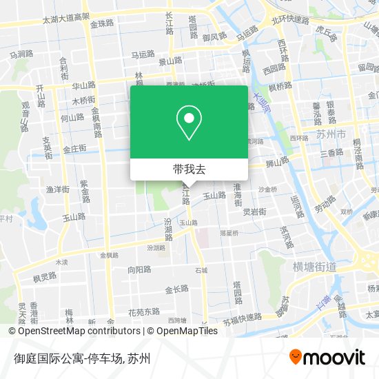 御庭国际公寓-停车场地图
