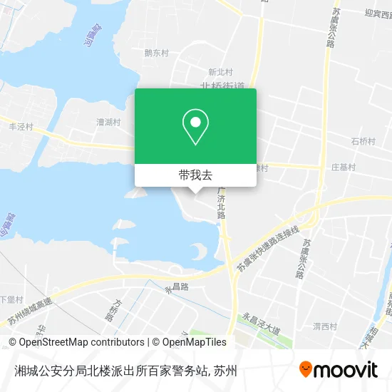 湘城公安分局北楼派出所百家警务站地图