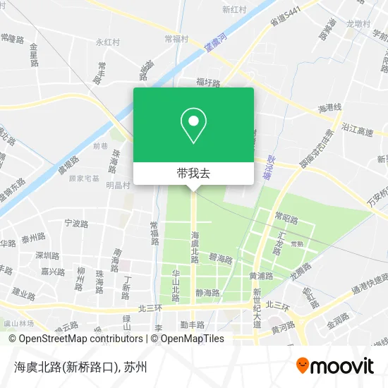 海虞北路(新桥路口)地图
