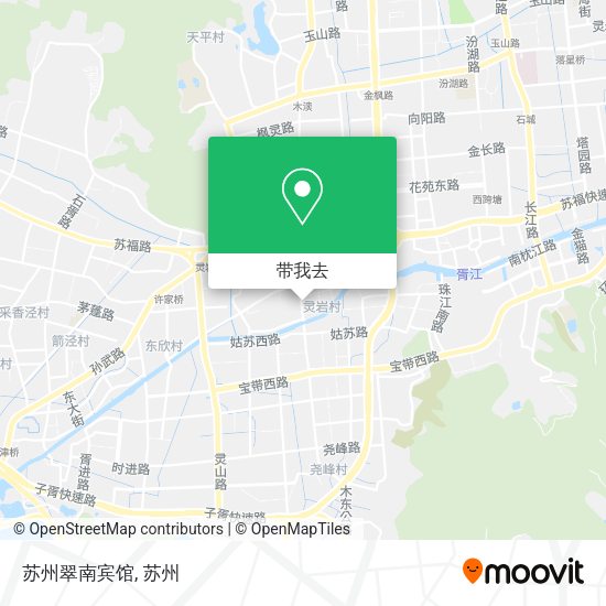 苏州翠南宾馆地图