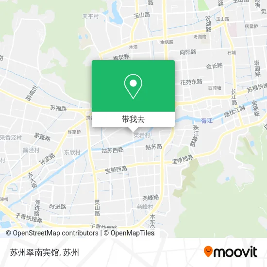 苏州翠南宾馆地图