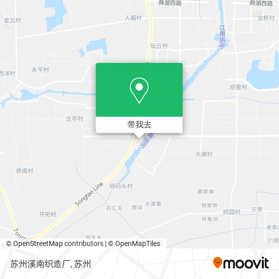苏州溪南织造厂地图