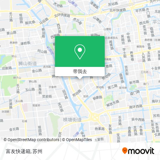 富友快递箱地图