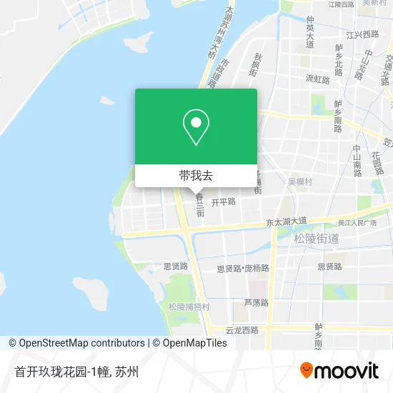 首开玖珑花园-1幢地图