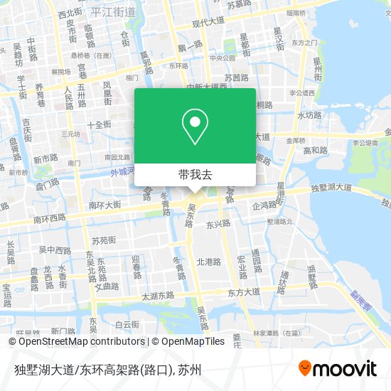 独墅湖大道/东环高架路(路口)地图