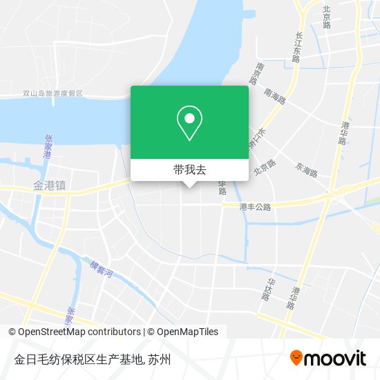 金日毛纺保税区生产基地地图