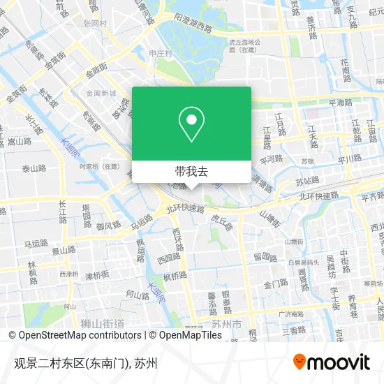 观景二村东区(东南门)地图