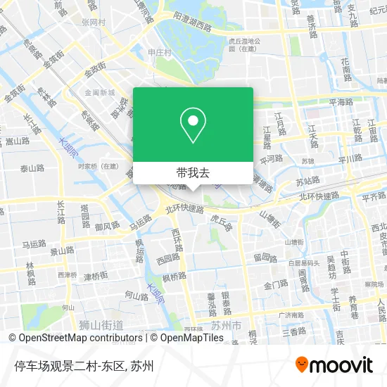 停车场观景二村-东区地图