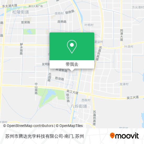 苏州市腾达光学科技有限公司-南门地图