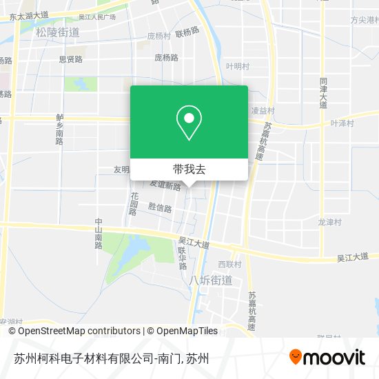 苏州柯科电子材料有限公司-南门地图