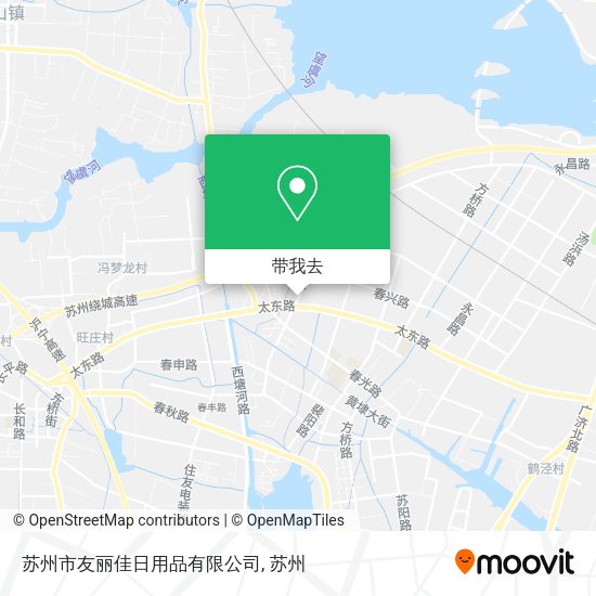 苏州市友丽佳日用品有限公司地图