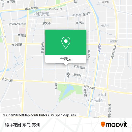 锦祥花园-东门地图