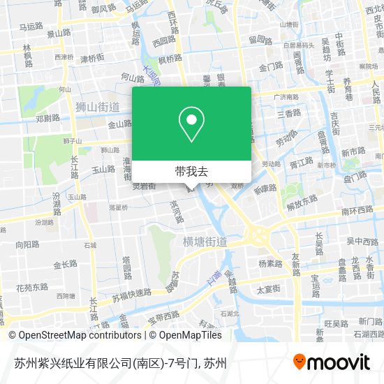 苏州紫兴纸业有限公司(南区)-7号门地图