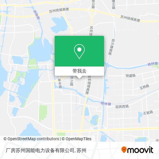 厂房苏州国能电力设备有限公司地图