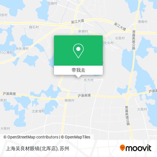 上海吴良材眼镜(北厍店)地图