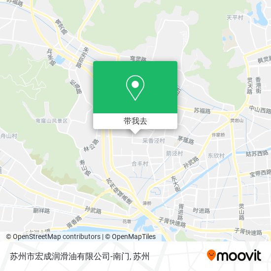 苏州市宏成润滑油有限公司-南门地图