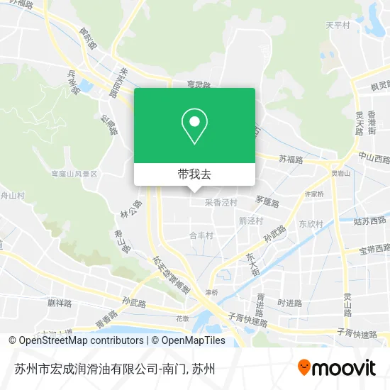 苏州市宏成润滑油有限公司-南门地图