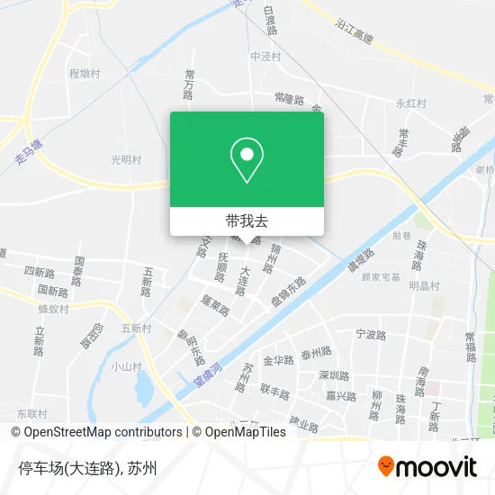 停车场(大连路)地图
