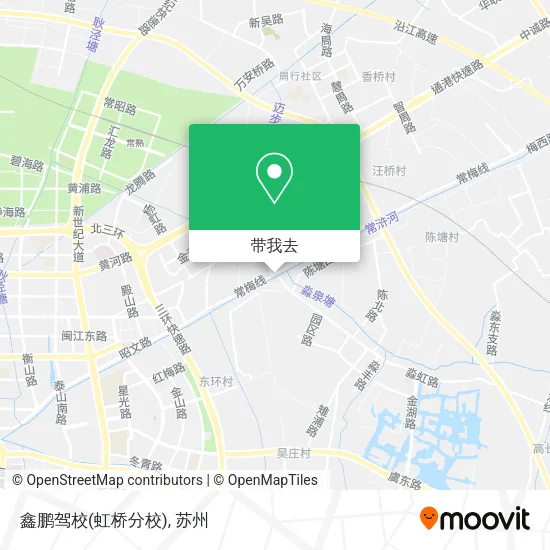 鑫鹏驾校(虹桥分校)地图