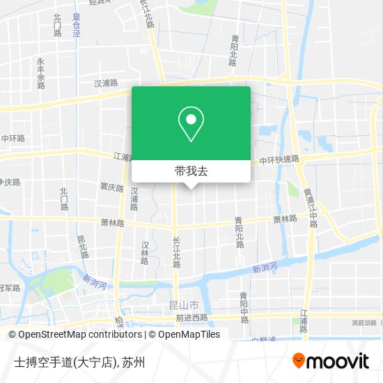 士搏空手道(大宁店)地图