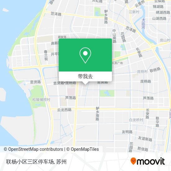 联杨小区三区停车场地图
