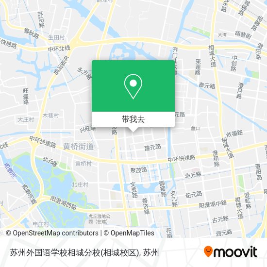 苏州外国语学校相城分校(相城校区)地图