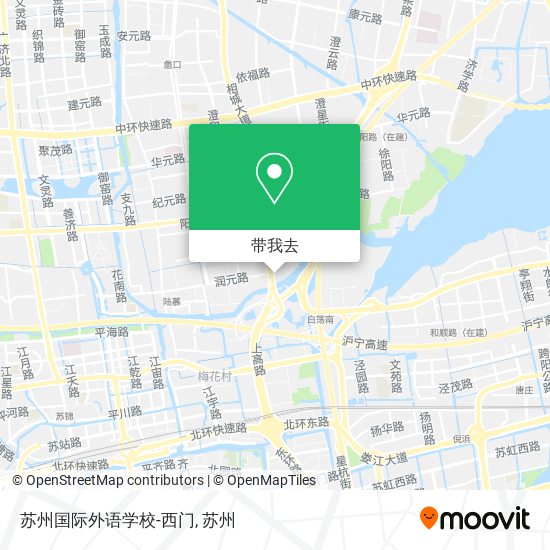 苏州国际外语学校-西门地图
