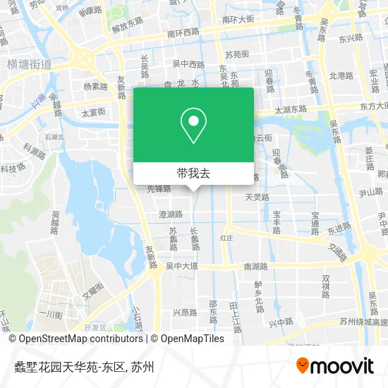 蠡墅花园天华苑-东区地图