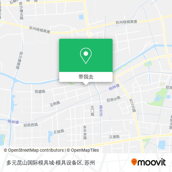 多元昆山国际模具城-模具设备区地图