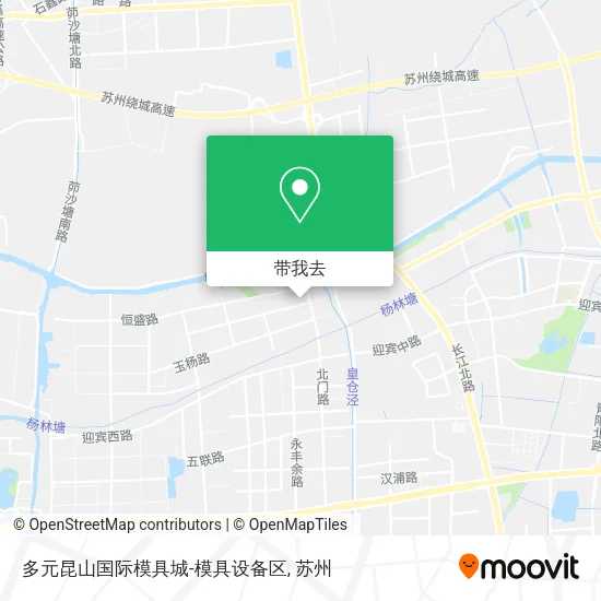 多元昆山国际模具城-模具设备区地图