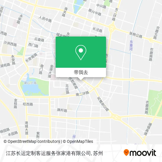 江苏长运定制客运服务张家港有限公司地图