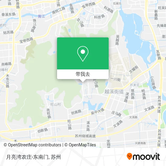 月亮湾农庄-东南门地图